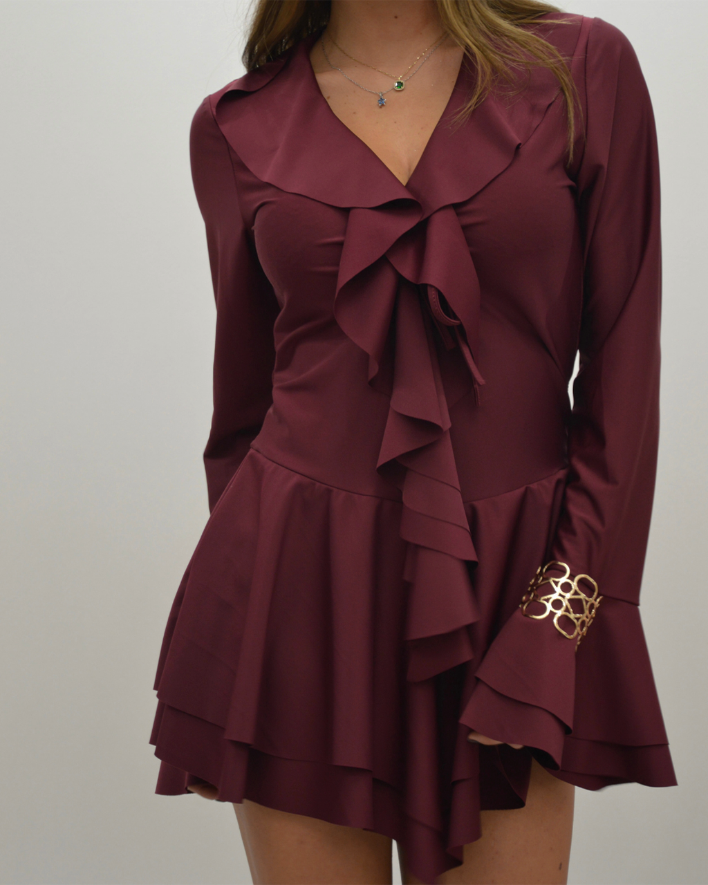 Abito Maydelin Bordeaux