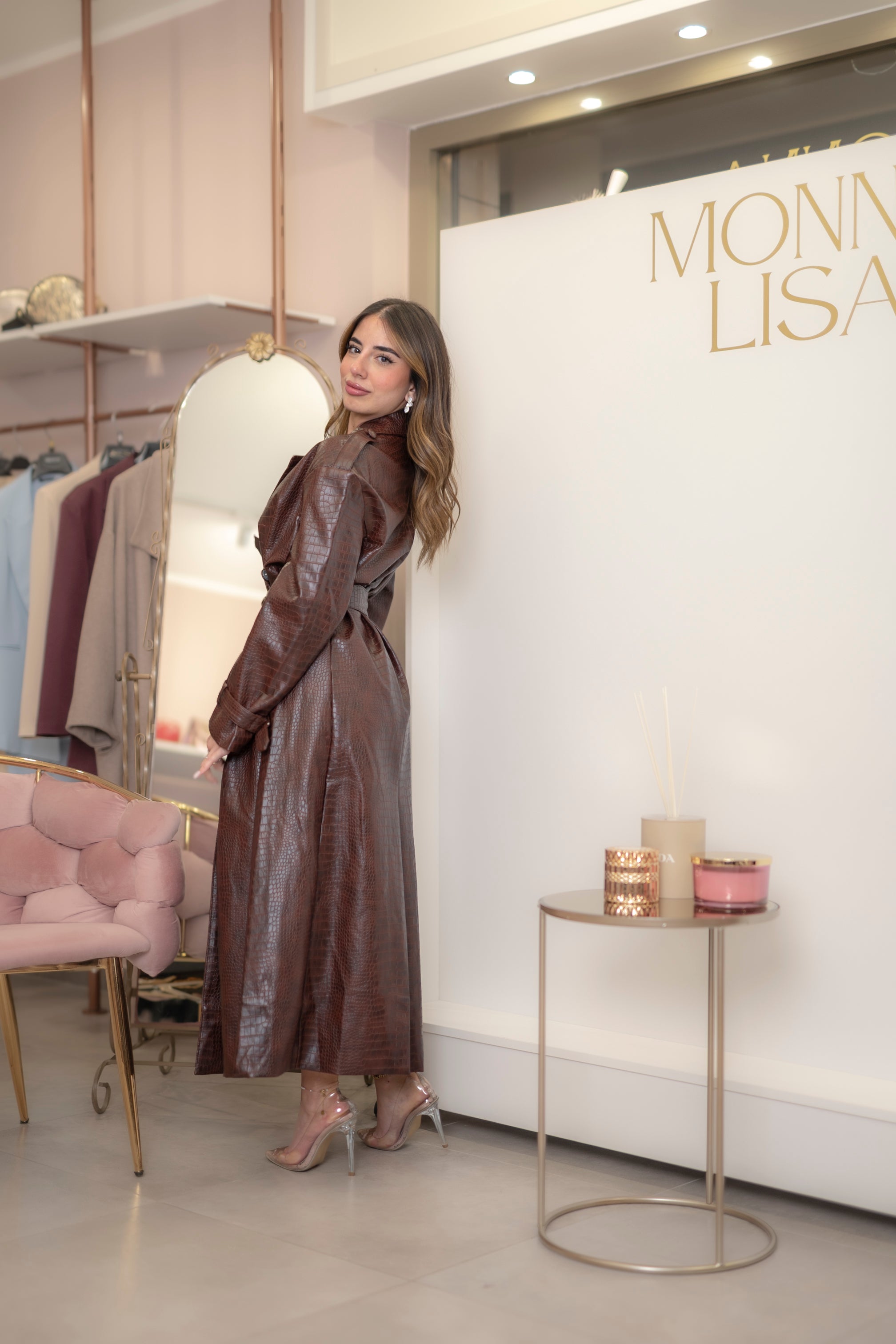 Trench Leather Chocolate